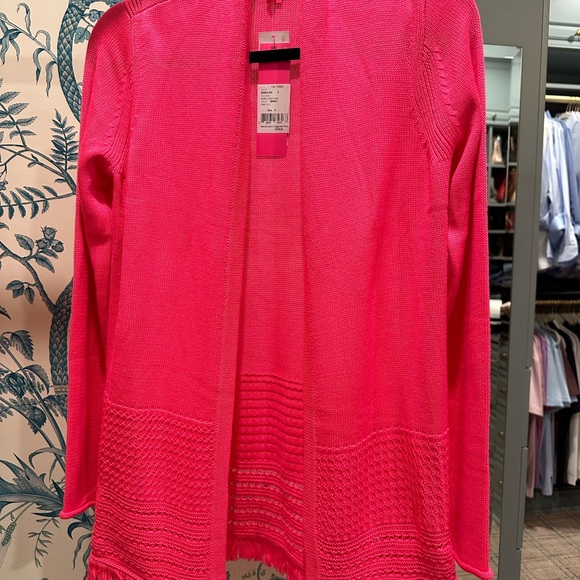 Lilly Pulitzer - Noble Fringe cardigan. NWT. Small - Picture 4 of 8